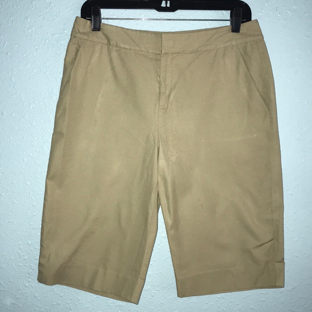 Lauren khaki shorts 6